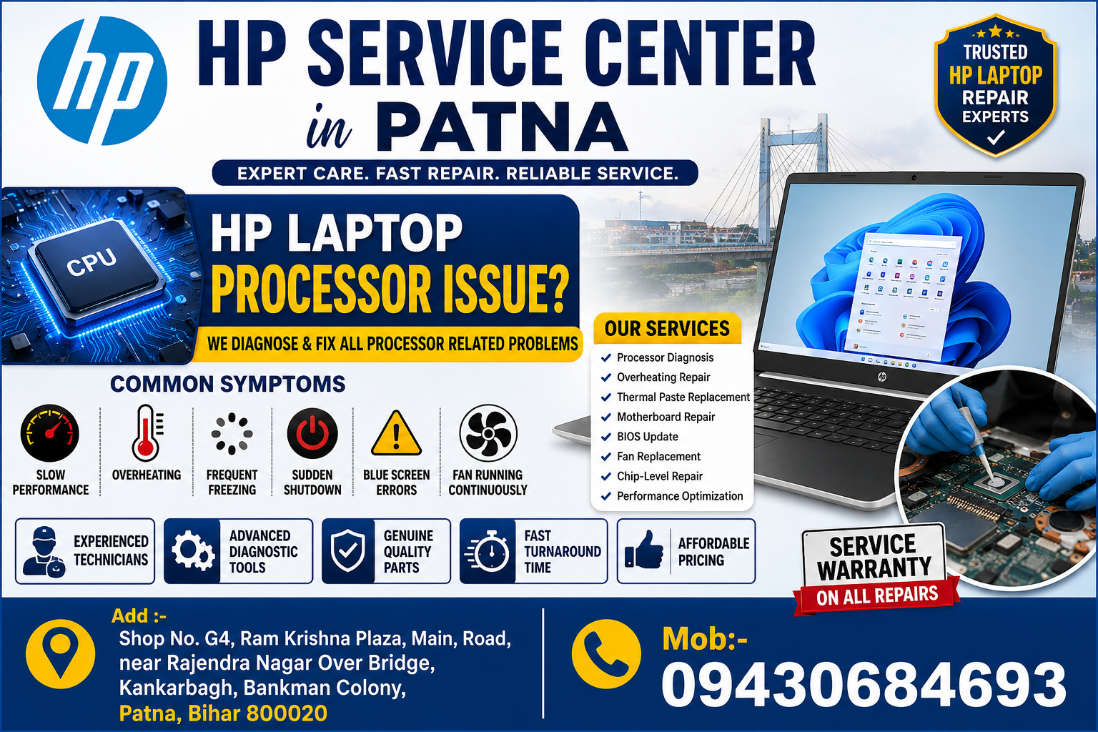 HP Service Center in Patna 
